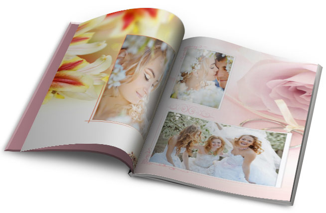 Create wedding photo album