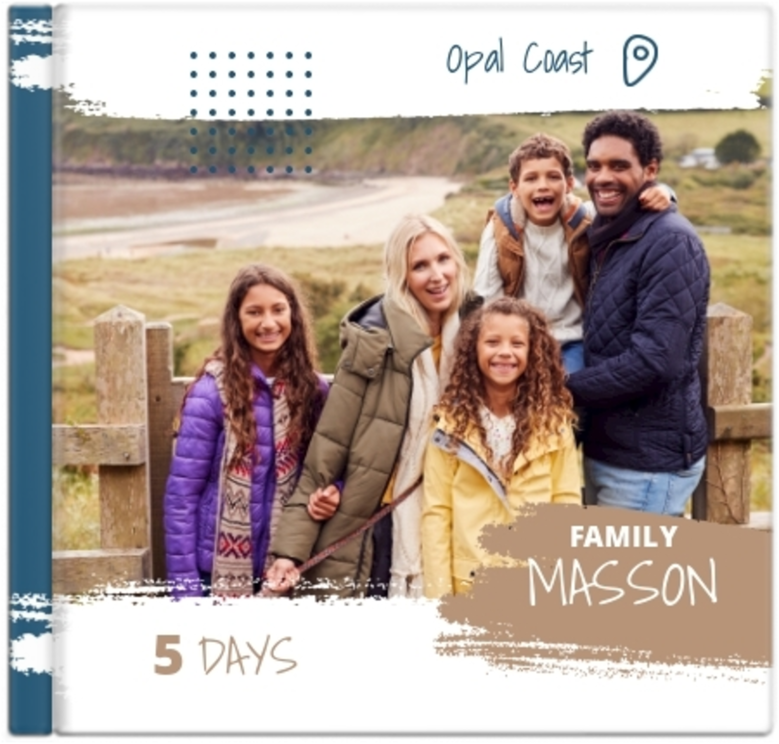 Relaxing family time photo album