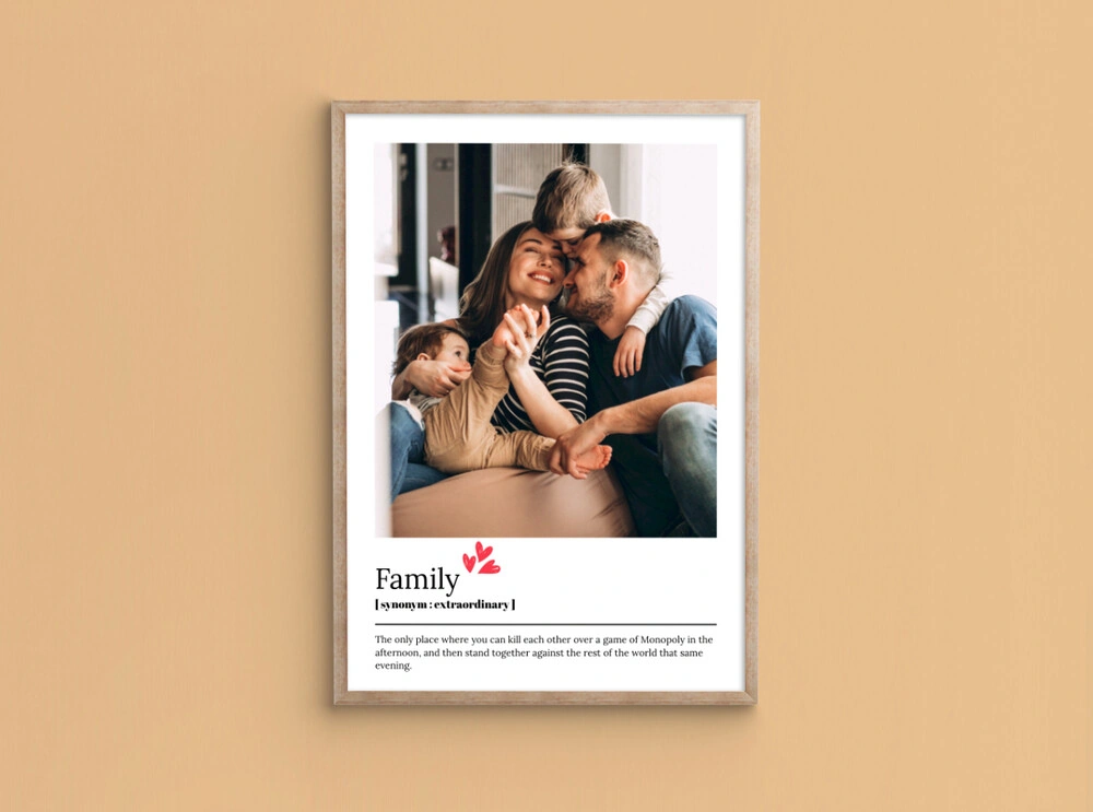 Family Photo Poster