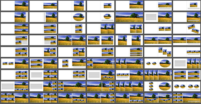 Examples of layouts